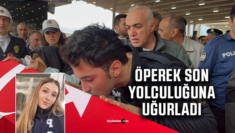 Semih Yılmaz şehit eşi Şeyda Yılmaz’ın tabutunu öperek uğurladı