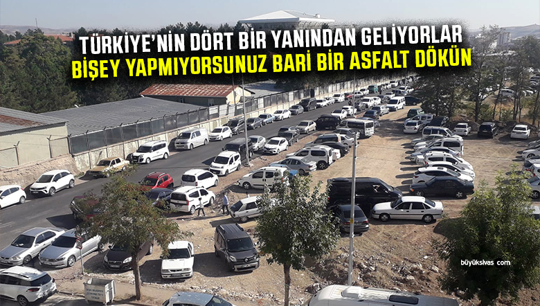 Sivas’ta Yemin Törenine Katılan Vatandaşlar Toz İçinde! Belediyeye Tepki