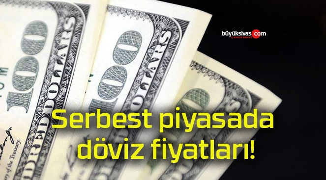 Serbest piyasada döviz fiyatları!