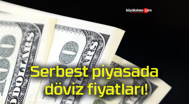 Serbest piyasada döviz fiyatları!