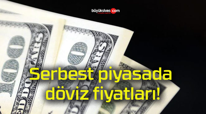Serbest piyasada döviz fiyatları!