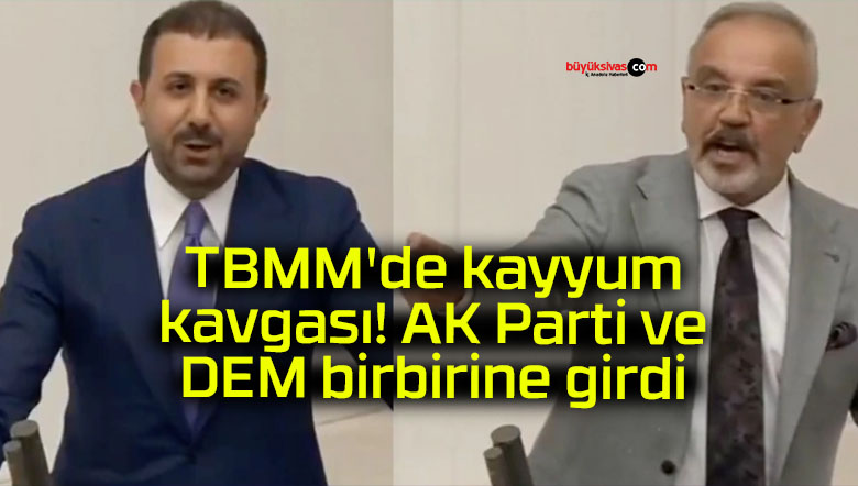 TBMM’de kayyum kavgası! AK Parti ve DEM birbirine girdi