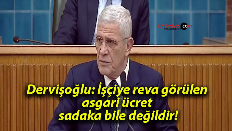 Dervişoğlu: İşçiye reva görülen asgari ücret sadaka bile değildir!
