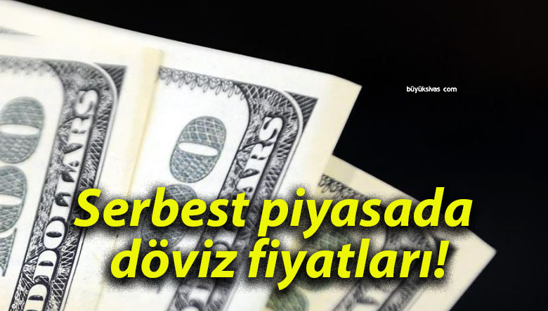 Serbest piyasada döviz fiyatları!