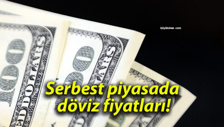 Serbest piyasada döviz fiyatları!