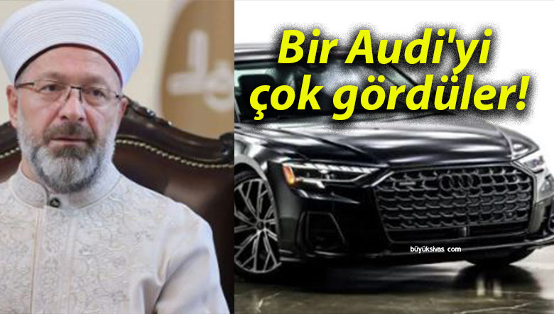 Bir Audi’yi çok gördüler!