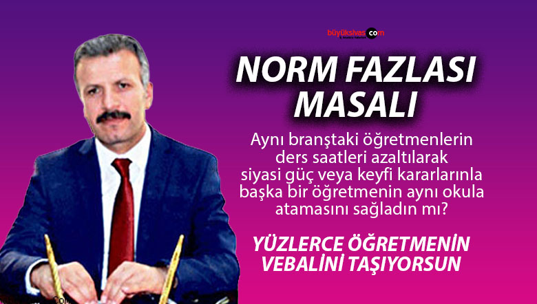 Sivas’ta Norm Fazlası Öğretmen Sorunu: “Adalet ve Şeffaflık” Talepleri