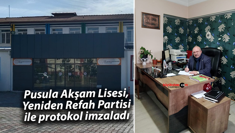 Pusula Akşam Lisesi, Yeniden Refah Partisi ile protokol imzaladı