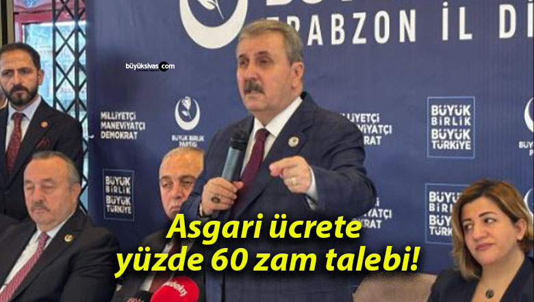 Asgari ücrete yüzde 60 zam talebi!