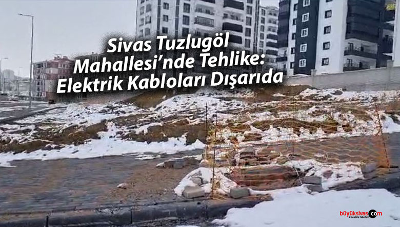 Sivas Tuzlugöl Mahallesi’nde Tehlike: Elektrik Kabloları Dışarıda