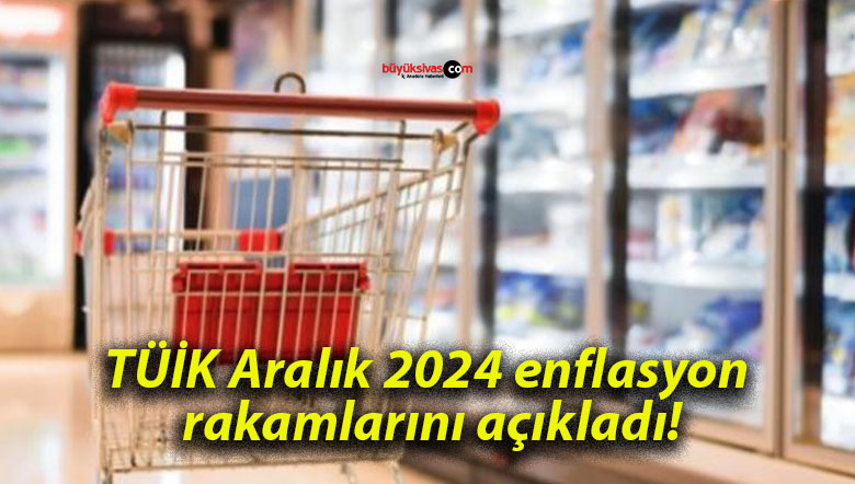 TÜİK Aralık 2024 enflasyon rakamlarını açıkladı!