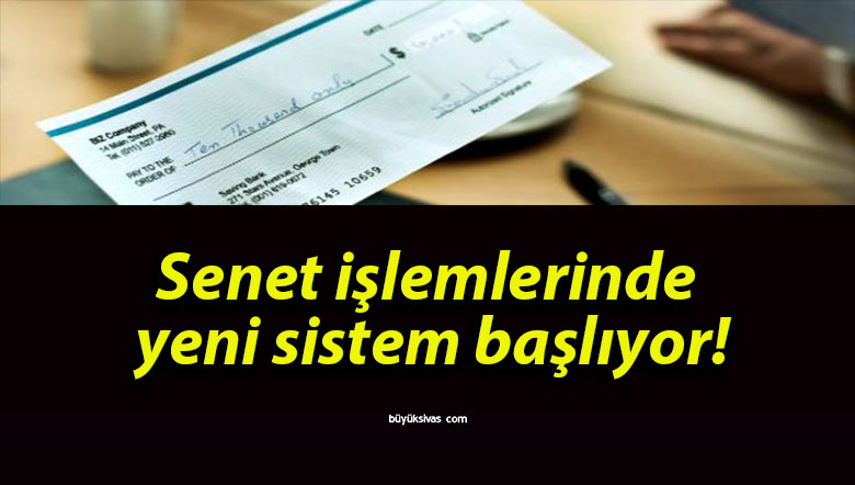 Senet işlemlerinde yeni sistem başlıyor!