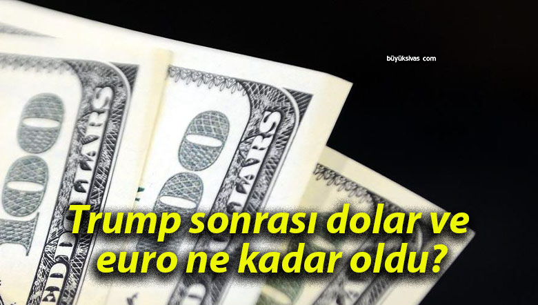 Trump sonrası dolar ve euro ne kadar oldu?