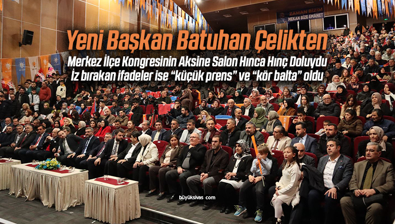 AK Parti Sivas 7. Olağan İl Gençlik Kolları Kongresi Gerçekleştirildi