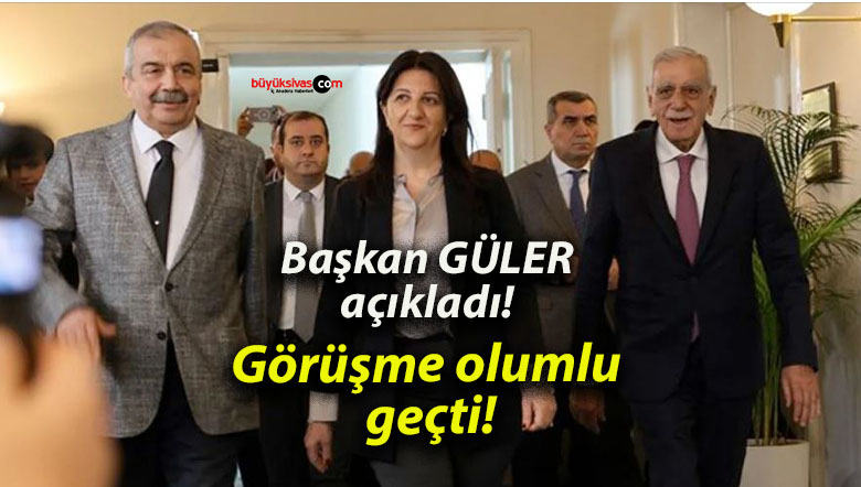 DEM Parti İmralı heyeti AK Parti heyeti ile görüştü!