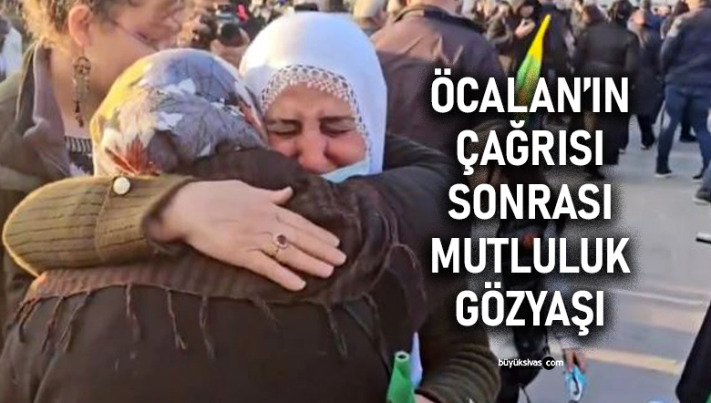 Öcalan’ın Çağrısı Sonrası Diyarbakır’da Mutluluk Gözyaşı