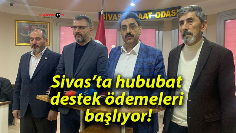 Sivas’ta hububat destek ödemeleri başlıyor!