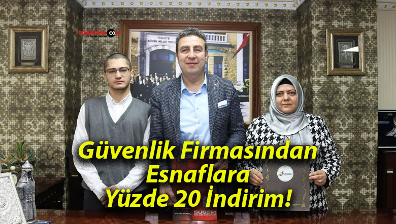 Güvenlik Firmasından Esnaflara Yüzde 20 İndirim!