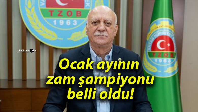 Ocak ayının zam şampiyonu belli oldu!