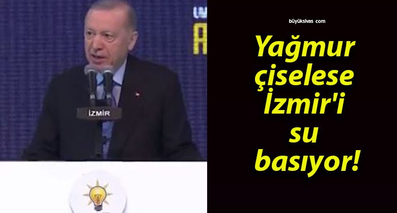 Yağmur çiselese İzmir’i su basıyor!