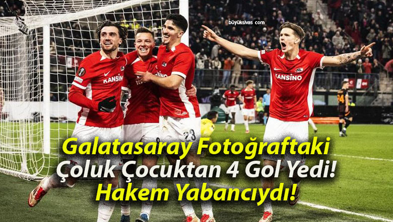 Galatasaray’a Hollanda’da Ağır Yenilgi! 4-1!