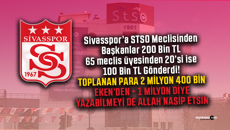 Sivasspor’a destek kampanyasında dikkat çeken detay! Mustafa Eken’in adı listede HALEN yok