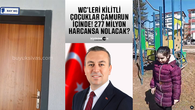 277 milyon harcadılar, çocuklar için 3-5 bin liralık yumuşak zemini yaptırmadılar