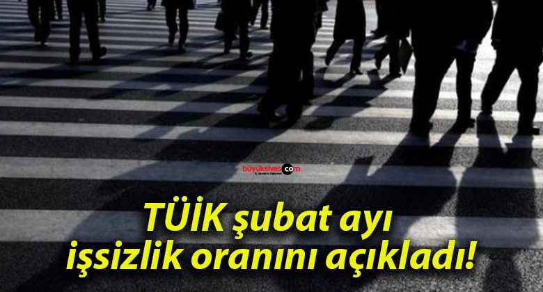 TÜİK şubat ayı işsizlik oranını açıkladı!