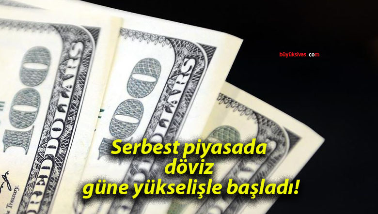 Serbest piyasada döviz güne yükselişle başladı!