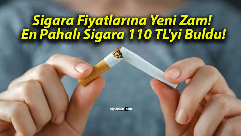 Sigara Fiyatlarına Yeni Zam! En Pahalı Sigara 110 TL’yi Buldu!