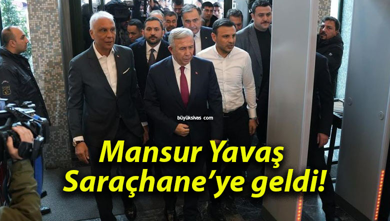 Mansur Yavaş Saraçhane’ye geldi!