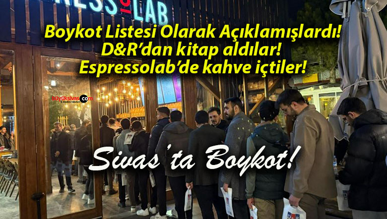 AK Partili gençlerden boykot çağrısına tepki! D&R’dan kitap aldılar! Espressolab’de kahve içtiler!