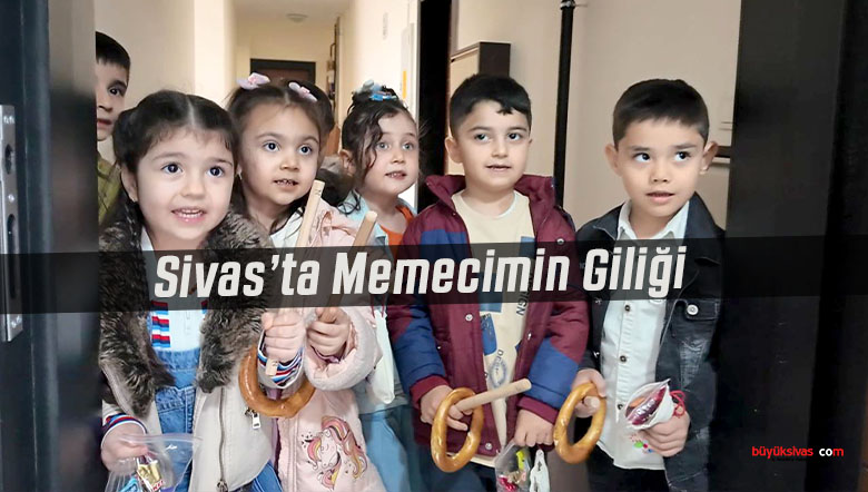 Sivas’ta miniklerden geleneksel “Memecimin Giliği” etkinliği