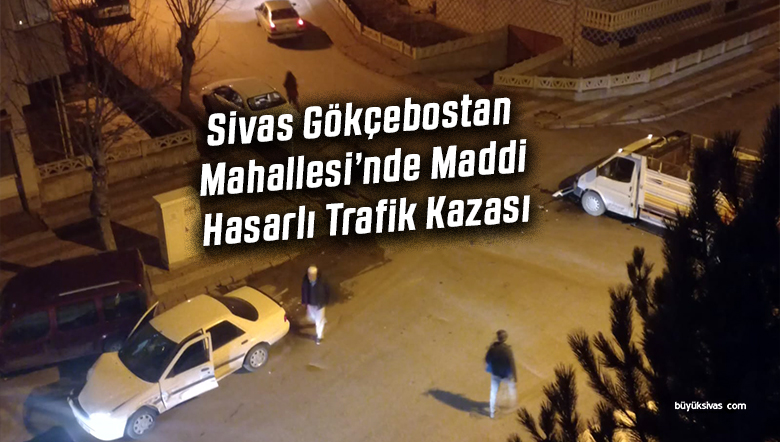 Gökçebostan Mahallesi’nde Maddi Hasarlı Kaza