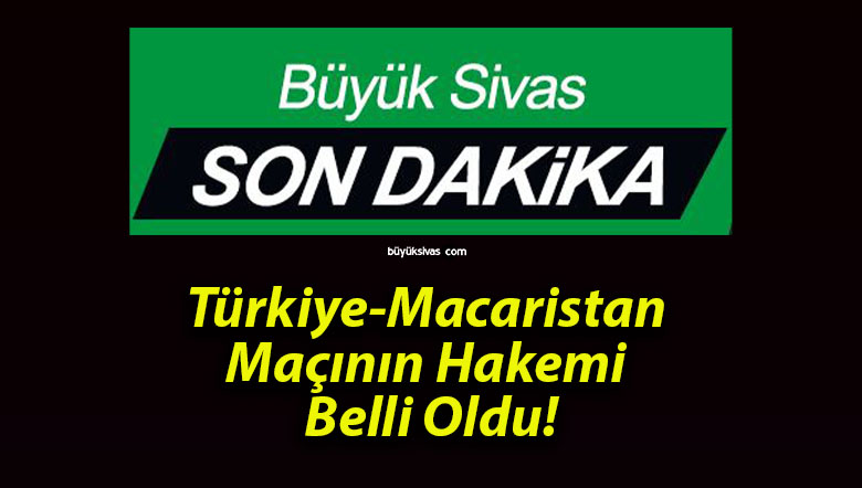 Türkiye-Macaristan Maçının Hakemi Belli Oldu!