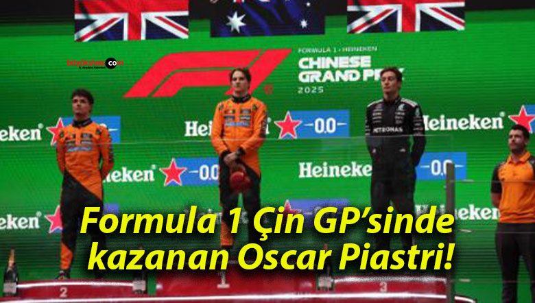 Formula 1 Çin GP’sinde kazanan Oscar Piastri!