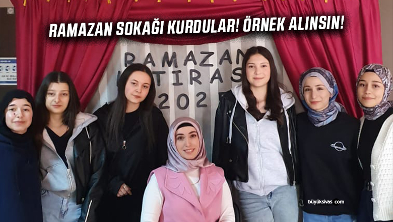 Hafik’te Ramazan’a Coşkulu Karşılama! Bu Çalışma Örnek Alınmalı