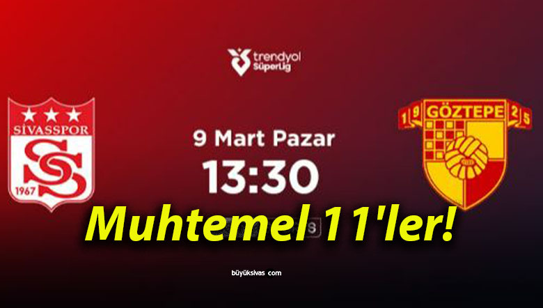 Net Global Sivasspor Göztepe’yi Ağırlıyor!