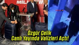 Özgür Çelik Canlı Yayında Valizleri Açtı!