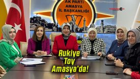 AK Parti Sivas Milletvekili Rukiye Toy Amasya’da Kadın Kolları Toplantısına Katıldı!