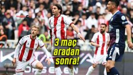 Sivasspor 3 maç aradan sonra galibiyetle buluştu!