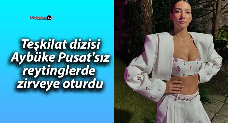 Teşkilat dizisi Aybüke Pusat’sız reytinglerde zirveye oturdu