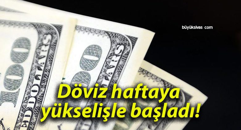 Döviz haftaya yükselişle başladı!