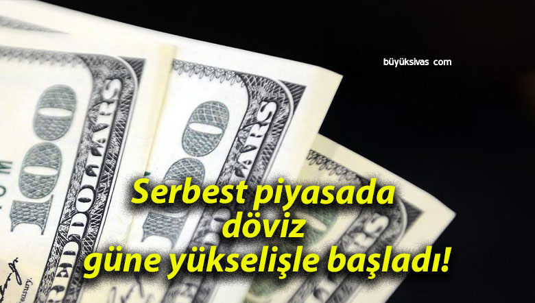 Serbest piyasada döviz güne yükselişle başladı!