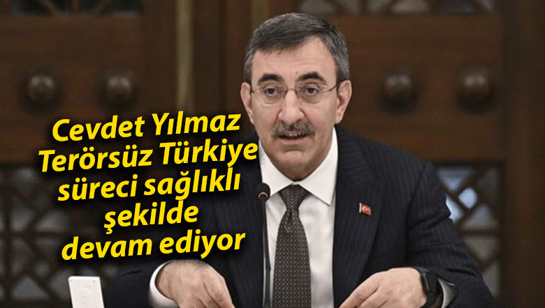 Cevdet Yılmaz: Terörsüz Türkiye süreci sağlıklı şekilde devam ediyor