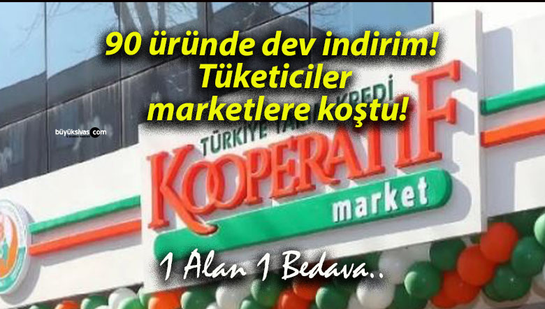 90 üründe dev indirim! Tüketiciler marketlere koştu!