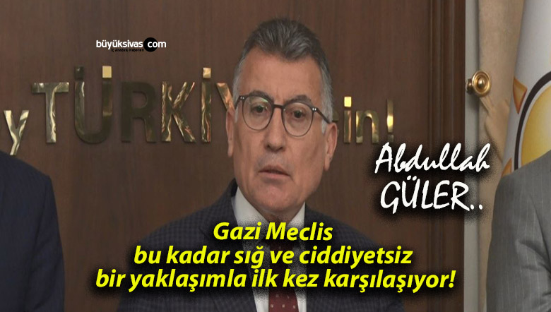 Gazi Meclis bu kadar sığ ve ciddiyetsiz bir yaklaşımla ilk kez karşılaşıyor!