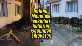 İstiklal Mahallesi sakinleri kaldırım işgalinden şikayetçi!