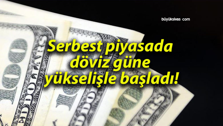 Serbest piyasada döviz güne yükselişle başladı!
