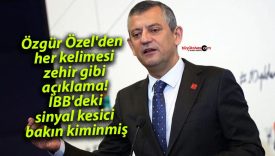 Özgür Özel’den her kelimesi zehir gibi açıklama! İBB’deki sinyal kesici bakın kiminmiş